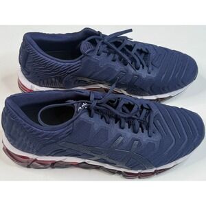 Asics Gel Quantum 360 5 Peacoat Men's Navy Blue Red‎ Running Shoes Size 8.5